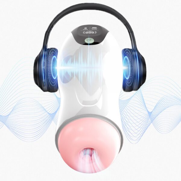 Masturbator Vibration 8 Vibration modes + Interactive function - obrazek 13