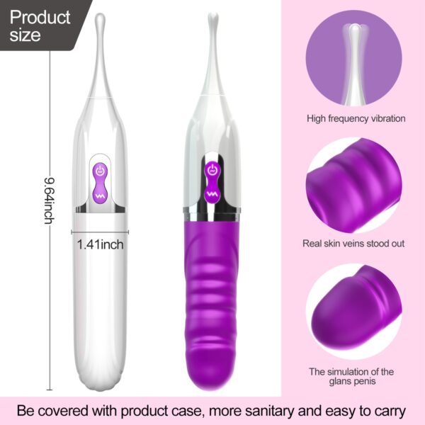 Stymulator  Stimulator clitoris, USB Magnetic charging, 7 Frequency Vibration - obrazek 13