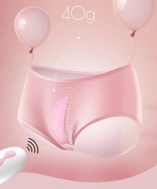 Ultrathin Wearable remote mini vibe PINK - obrazek 13