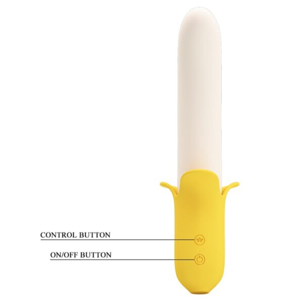 PRETTY LOVE   Banana Greek, 7 vibration functions 3 thrusting settings - obrazek 13
