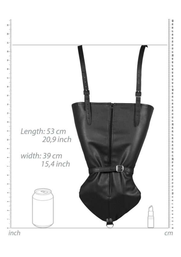 Zip up Full Sleeve Arm Restraint   Black - obrazek 13