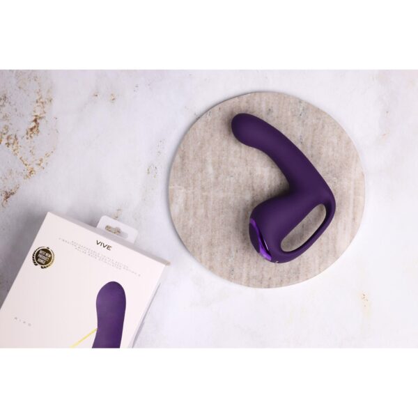 Riko   Rechargeable Triple Action Vibrator with Advanced Finger Motion & Pulse Wave Stimulator – Purple - obrazek 13