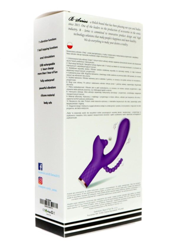 Wibrator   Patty, 7 vibration functions, 7 ball tapping, USB - obrazek 13