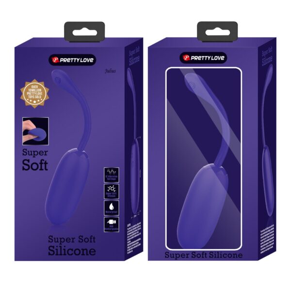 PRETTY LOVE   JULIUS EGG Purple 12 function vibrations - obrazek 13