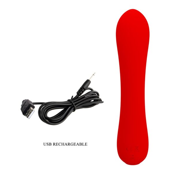 PRETTY LOVE   Matt  Red 12 vibration functions Memory function - obrazek 26