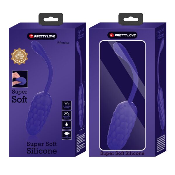 PRETTY LOVE   MARINA EGG Purple 12 vibration functions - obrazek 13