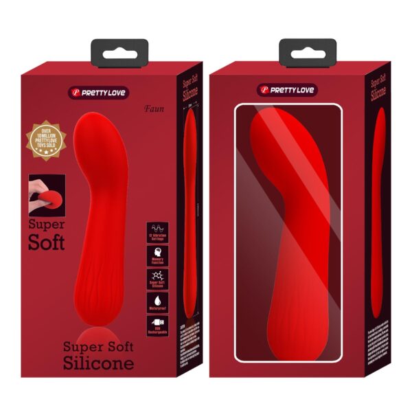PRETTY LOVE   Faun Red, 12 vibration functions Memory function - obrazek 13
