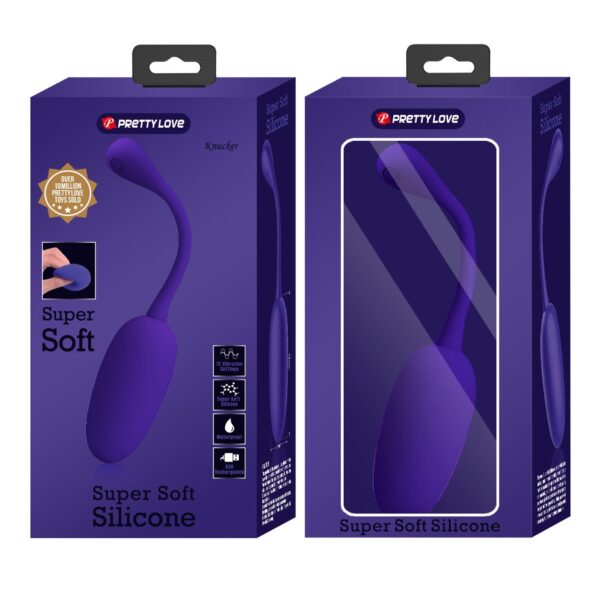 PRETTY LOVE   KNUCKER Purple, 12 vibration functions Memory function - obrazek 13