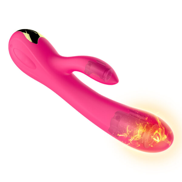 Wibrator Silicone Vibrator USB 7 Function + Booster / Heating - obrazek 13