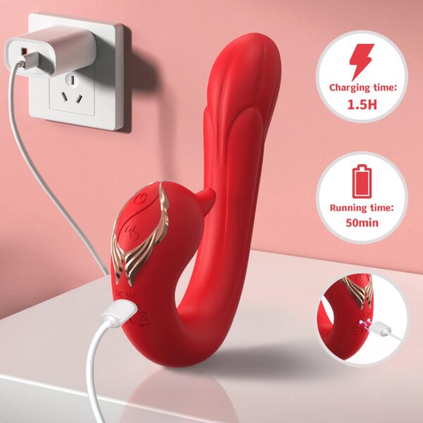 Swan Red, 9 vibration functions - obrazek 14