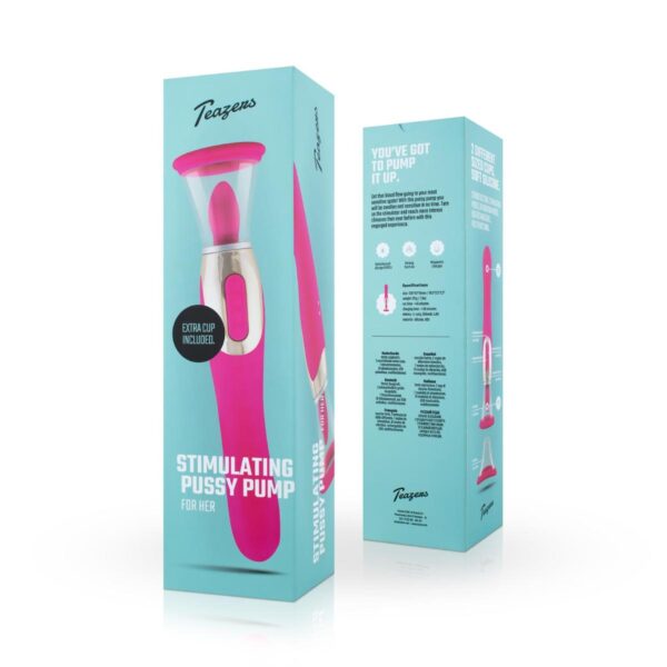 Pleasure Pump With G Spot Vibrator   Pink - obrazek 14