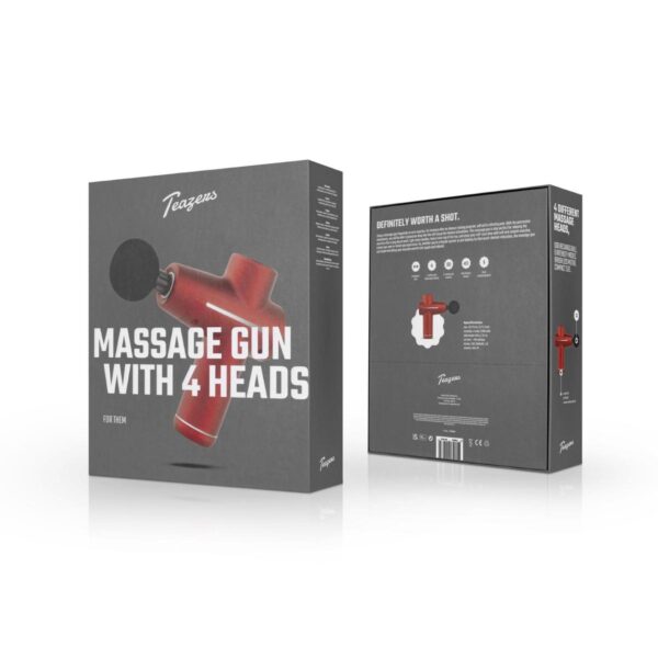 Teazers   Massage Gun   Red - obrazek 14