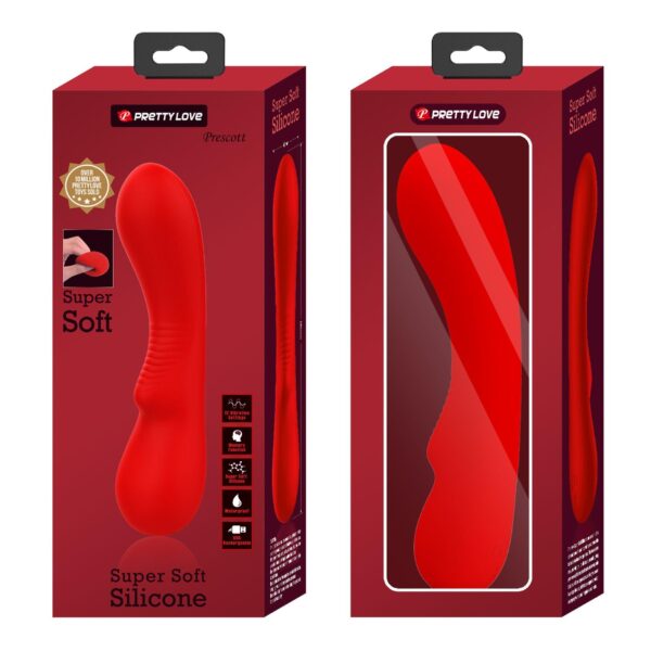 PRETTY LOVE   Matt  Red 12 vibration functions Memory function - obrazek 14
