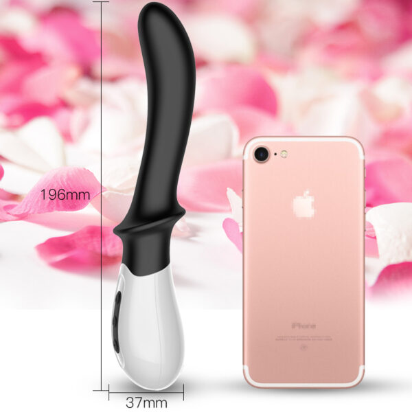 Wibrator Silicone Prostate / G spot Massager USB 10 Function / Heating - obrazek 14