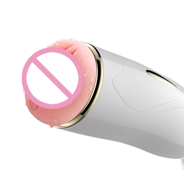 Masturbator Vibrating Masturbation Cup USB 7 + Interactive Function / Talk Mode - obrazek 14