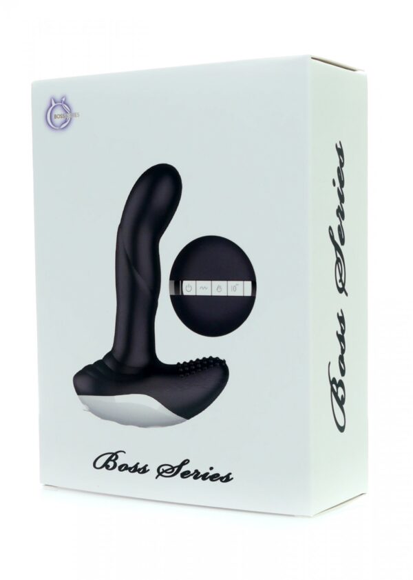 Wibrator Silicone Massager USB 7 Function + Pulsator / Heating BLACK - obrazek 15