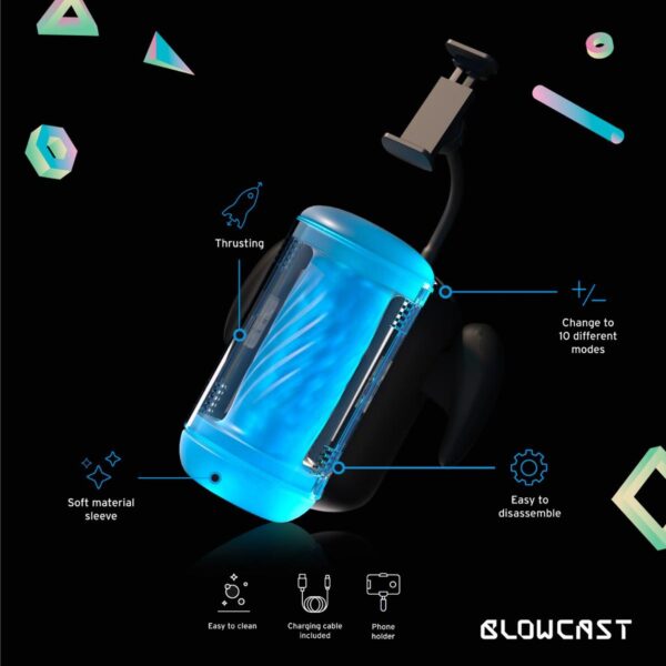 BLOWCAST  Wingman Lite Automatyczny Masturbator - obrazek 15