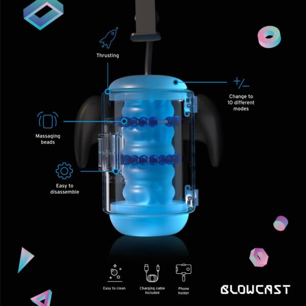 BLOWCAST  Wingman Plus Automatyczny Masturbator - obrazek 15