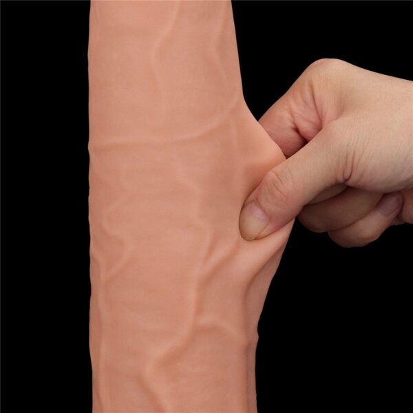 13.5 King Sized Sliding Skin Dual Layer Dong - obrazek 15