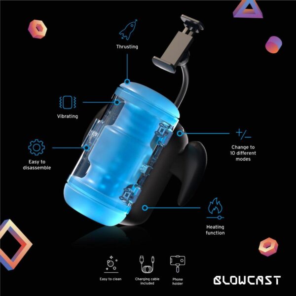 BLOWCAST  Wingman Pro Automatyczny Masturbator - obrazek 15