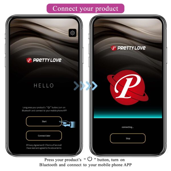 PRETTY LOVE   Catalina, 12 vibration functions Mobile APP Long distance Control - obrazek 15