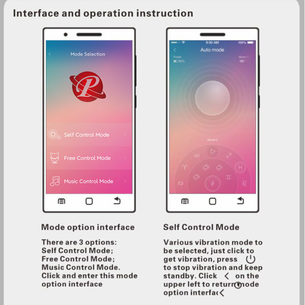 PRETTY LOVE  Kirk, 12 vibration functions Mobile APP remote control - obrazek 14