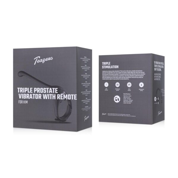 Teazers Triple Prostate Vibrator with Remote - obrazek 15