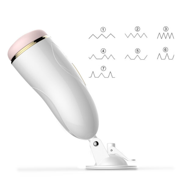 Masturbator Vibrating Masturbation Cup USB 7 + Interactive Function / Talk Mode - obrazek 15