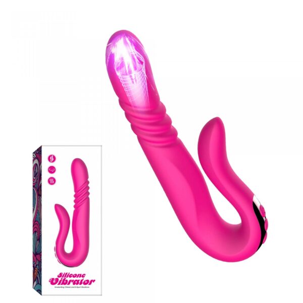 Deluxe Twirling Vibrating Thruster RED - obrazek 15