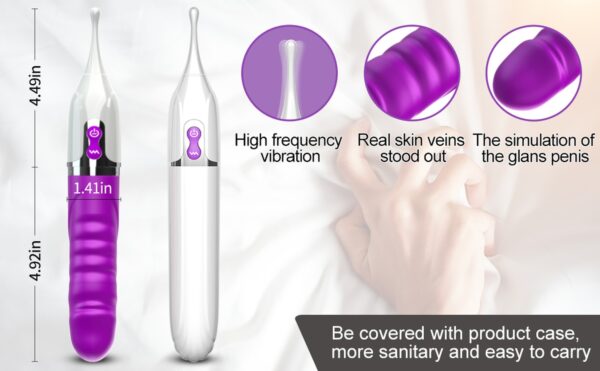 Stymulator  Stimulator clitoris, USB Magnetic charging, 7 Frequency Vibration - obrazek 16