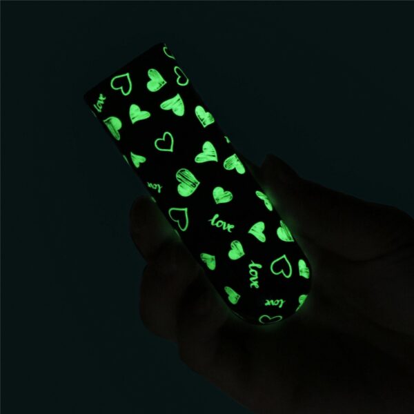 Rechargeable Glow in the dark Heart Massager - obrazek 16