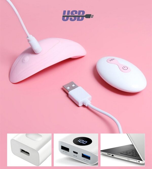 Ultrathin Wearable remote mini vibe PINK - obrazek 16