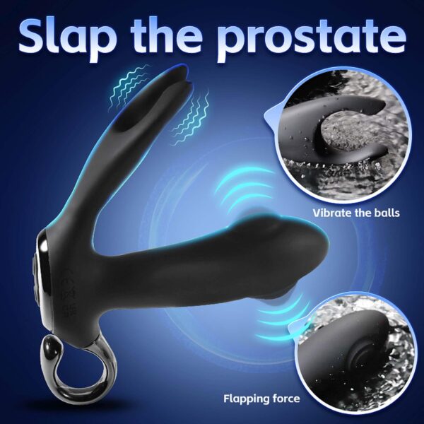Dual tapping anal vibrator - obrazek 17