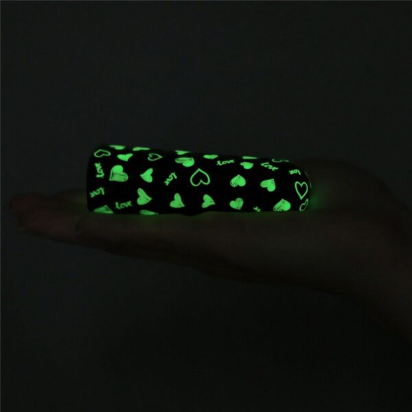 Rechargeable Glow in the dark Heart Massager - obrazek 17