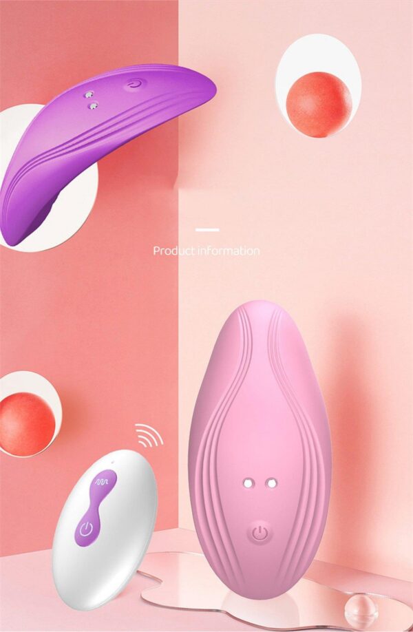 Ultrathin Wearable remote mini vibe PINK - obrazek 17