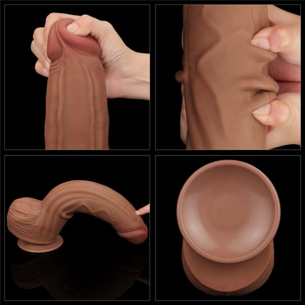 12 King Sized Sliding Skin Dual Layer Dong Brown - obrazek 17