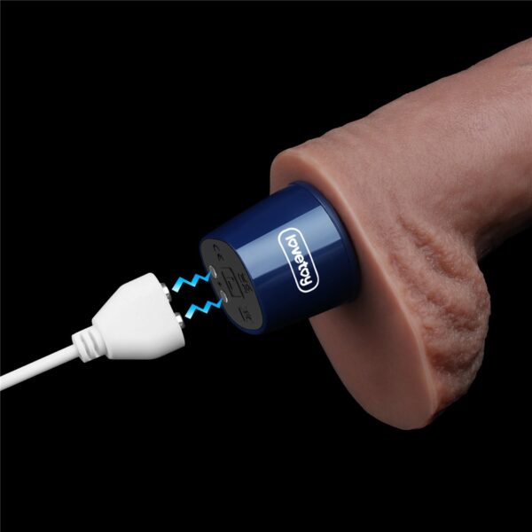 11 REAL SOFTEE Rechargeable Silicone Vibrating Dildo - obrazek 17