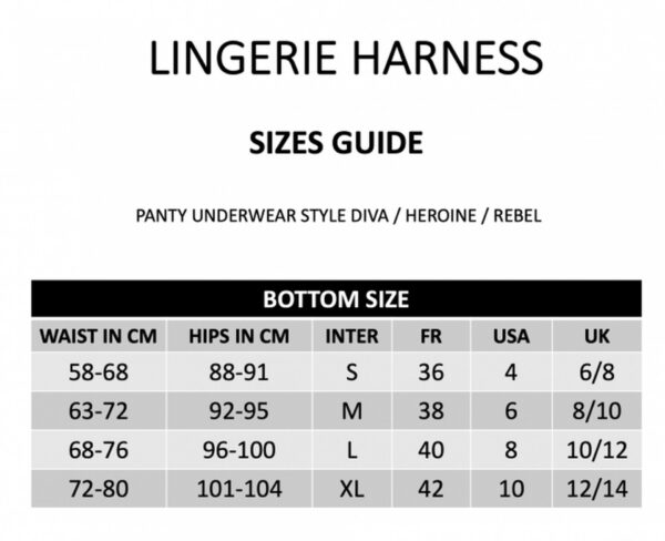 HARNESS LINGERIE HEROINE   S - obrazek 18