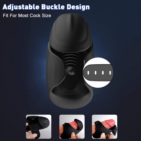 Adjustable wearable Penis vibrator - obrazek 18