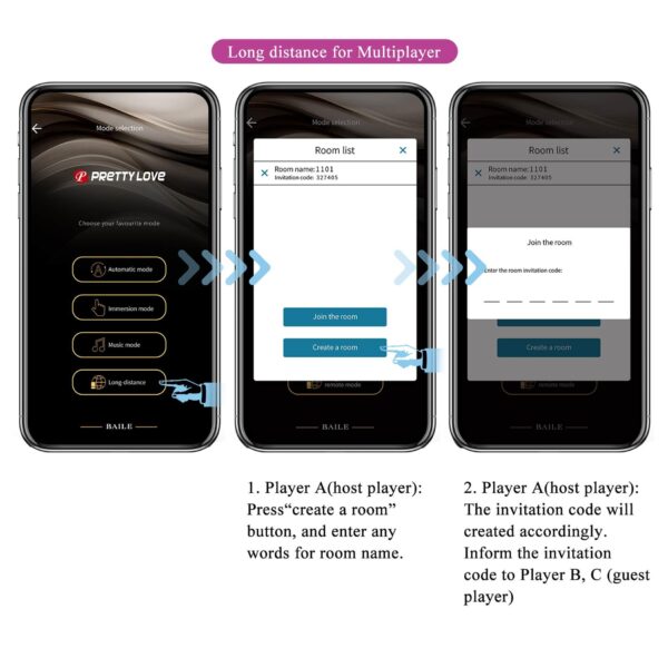 PRETTY LOVE   Abner, Mobile APP Long distance Control 12 vibration functions - obrazek 18
