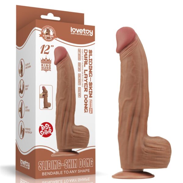 12 King Sized Sliding Skin Dual Layer Dong Brown - obrazek 19
