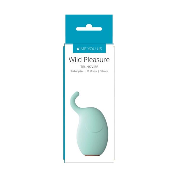 Me You Us Wild Pleasure Trunk Vibrator Turquoise - obrazek 2