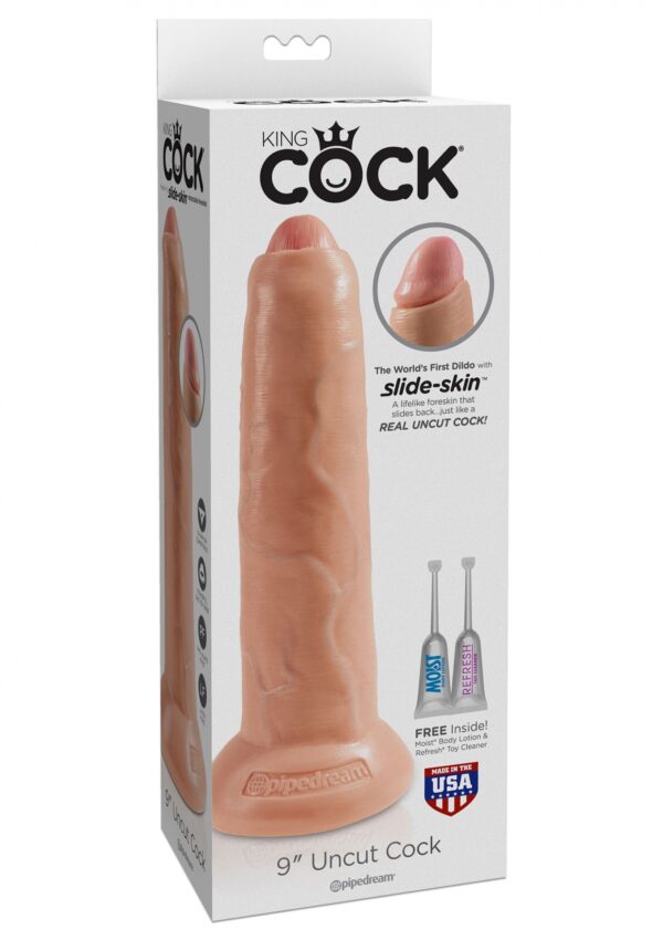 Cock 9 Inch Uncut Light skin tone - obrazek 2