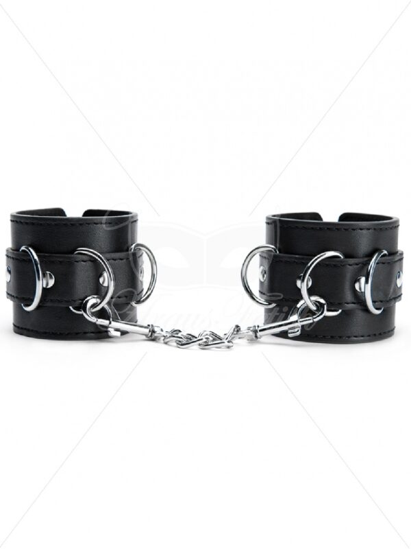 Black Wrist Cuffs - obrazek 2