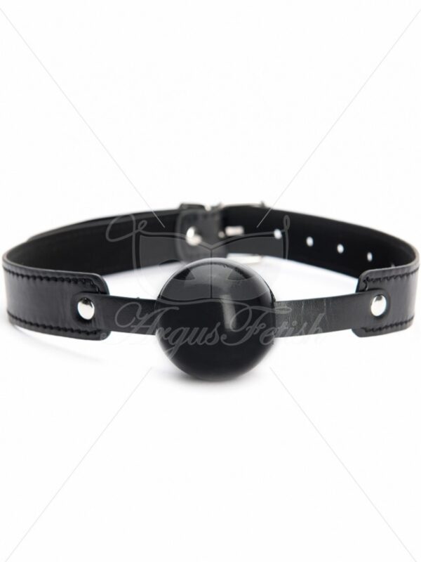 Black Ruby Ball Gag - obrazek 2