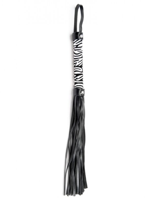 White Small Leopard Flogger - obrazek 2