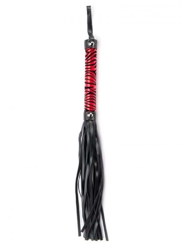 Red Small Leopard Flogger - obrazek 2