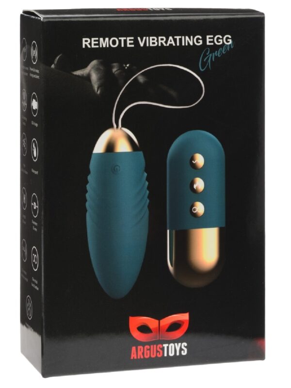 Remote Vibrating Egg Green Burst - obrazek 2