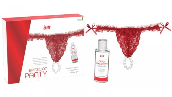 Zestaw BRAZILIAN PANTY RED - obrazek 2