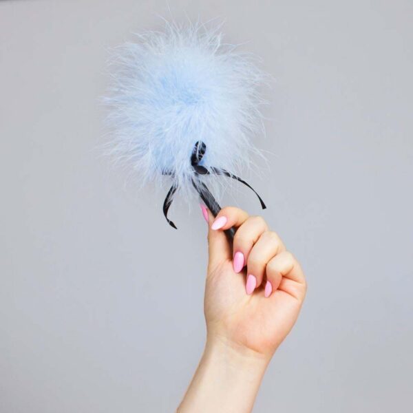 Pejcz Mini Blue Feather Tickler - obrazek 2